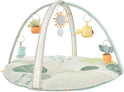 Vista 7 de Skip Hop Alfombrilla para el tiempo de barriga, 3 en 1, para actividades para bebés, edad 0-2 años, sueños celestiales, gris