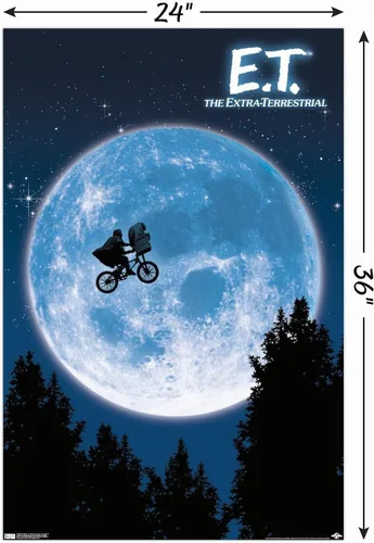 Vista 3 de Trends International 24x36 E.T. The Extra-Terrestrial-One - Póster de pared de una hoja, 24 x 36 pulgadas, versión sin marco, dormitorio