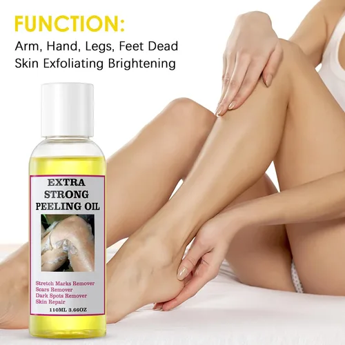 Vista 6 de Aceite de pelado para piel oscura, aceite de pelado amarillo, aceite de pelado fuerte, solución exfoliante de pelado extra fuerte para máscara
