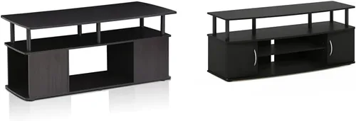 Vista 8 de Furinno Juego de mesa auxiliar y mesa auxiliar (2 piezas) Jaya Utility Design Mesa auxiliar + juego simplista de 2 mesas auxiliares