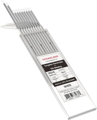 Vista 47 de YESWELDER Electrodo de tungsteno TIG Weld 1/8"x 7" 10-pk, no radiactivo comparable a E3 púrpura