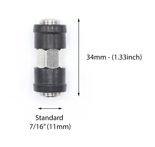 Vista 4 de THE CIMPLE CO Conectores de cable coaxial para interiores y exteriores para RG11, RG58, RG59, RG6 - Empalme coaxial F81 hembra a hembra - Acoplador