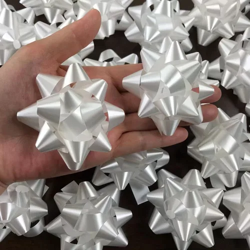 Vista 11 de MMvolesy Regalos de confeti de Navidad, cajas de estrellas, lazos de estrellas, esplendoreta, Navidad, día de San Valentín, lazos autoadhesivos