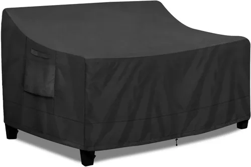 Vista 15 de PureFit Funda impermeable para sofá de exterior, funda para muebles de sofá de patio, funda de sofá biplaza de 2 plazas con ventilación de aire