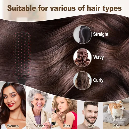 Vista 4 de Cepillos de pelo a granel para personas sin hogar envueltos individualmente, cepillo de pelo a granel, cepillo de pelo para cabello rizado, adecuado