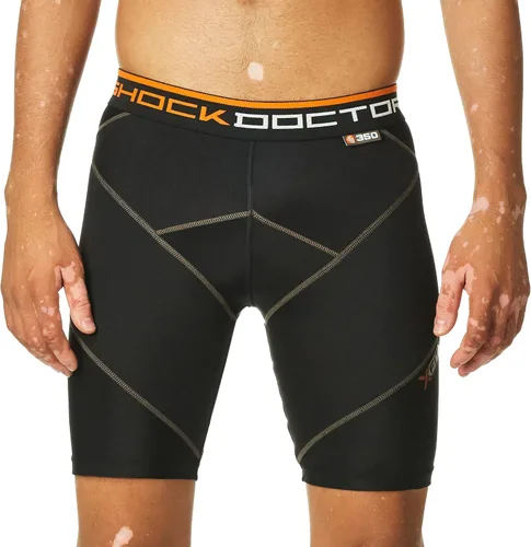 Vista 2 de Shock Doctor Ultra Pro Boxer - Pantalón corto de compresión para hombre con ultra copa, protección ventilada que absorbe la humedad, tallas