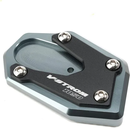 Vista 11 de Para Suzuki para V-Strom 1000 2014-2019 para Vstrom 1000XT para V-Strom 1050 Xt 2020 2021 2022 placa de soporte de pie soporte lateral placa de 1000