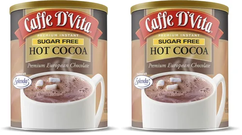 Vista 7 de Caffe D'Vita Mezcla de cacao caliente - Mezcla de chocolate caliente, sin gluten, baja en grasa, sin colesterol, sin aceites hidrogenados, sin