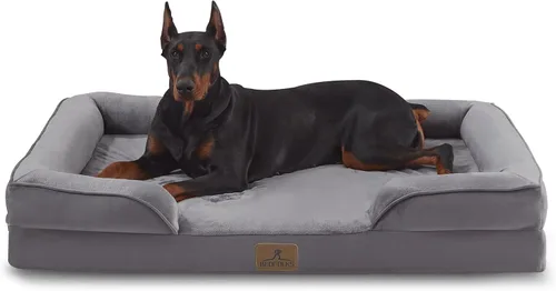 Vista 36 de Bedfolks - Cama ortopédica extra pequeña para perros, cama de sofá impermeable para perros pequeños y gatos, sofá de espuma en forma de huevo