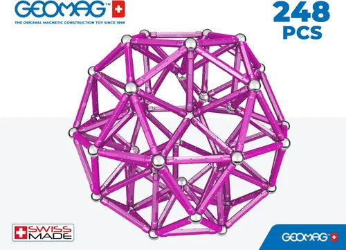 Vista 4 de Geomag Masterbox - Juguetes magnéticos para niños a partir de 8 años, 248 imanes educativos educativos para niños, bloques magnéticos, azulejos