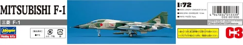 Vista 5 de Hasegawa 1/72 Mitsubishi F1 de Hasegawa