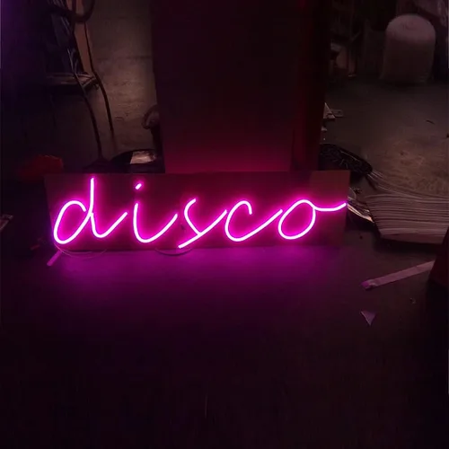 Vista 23 de Letrero de luz de neón LED con luces nocturnas funciona con USB, letrero decorativo de marquesina para bar, pub, tienda, club, garaje, hogar Ahoha