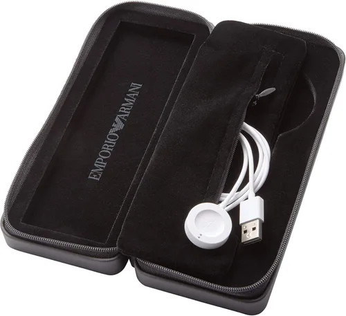 Vista 5 de Emporio Armani - Smartwatch 3 con tecnología Wear OS de Google con altavoz, frecuencia cardíaca, GPS, NFC y notificaciones de celular inteligente
