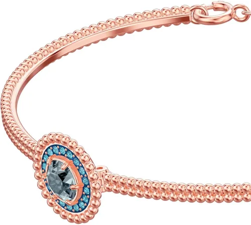 Vista 2 de Pulsera de oxígeno de Swarovski, chapada en oro rosa gris.