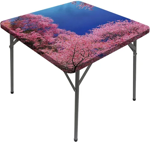 Vista 25 de Manteles florales, lindos manteles de primavera románticos retro cuadrados para mesa de comedor, se adapta a mesas de 24 x 24 pulgadas