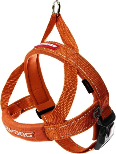Vista 12 de Arnés ajustable para perro de EzyDog, XXS, Negro Fast One-Click Buckle, Adjustable Fit, Strong Reinforced Materials, Reflective Stitching, No Pull