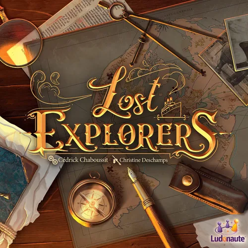 Vista 2 de Ludonaute Juego de mesa Lost Explorers - Embárcate en una búsqueda mundial para descubrir un mundo perdido. Juego de estrategia para niños