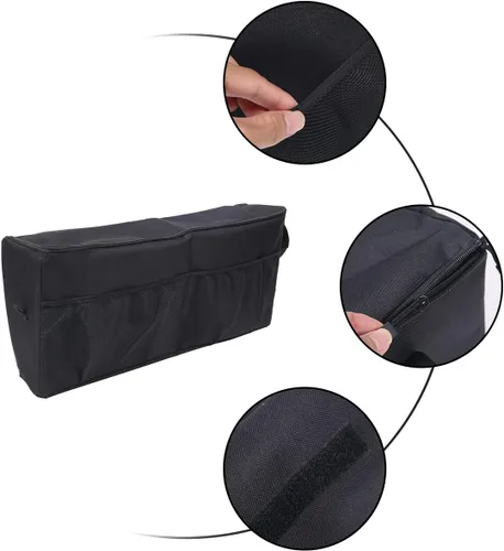 Vista 6 de HAPPYHORSE Para Mercedes-Benz Clase G W463 G63 G65 G55 G500 G550 G350d 2004-2018 bolsa de almacenamiento de maletero de coche (uno a la izquierda)