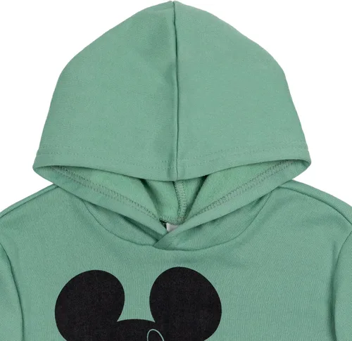 Vista 3 de Disney Sudadera con capucha de Mickey Mouse para niños pequeños color rojo 2T Rojo