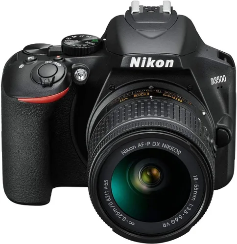 Vista 4 de Nikon D3500 con AF-P DX NIKKOR 18 – 55 mm f/3.5 – 5.6 G VR Negro