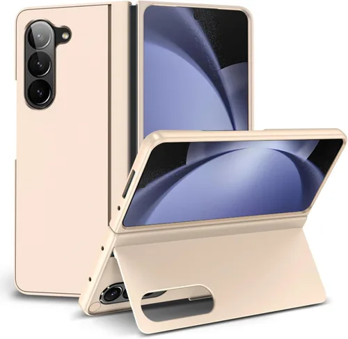 Vista 12 de Funda para Samsung Galaxy Z Fold 4 [soporte magnético oculto], Z Fold 4 0.18 oz Kickstand Funda para teléfono delgada y dura PC parachoques a prueba