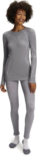 Vista 8 de FALKE Womens Wool Tech camisa de manga larga - negro