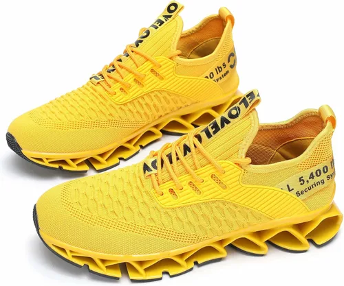 Vista 4 de Zapatos deportivos Chopben para correr, tenis a la moda con red transpirable y suela suave antideslizante, zapatos para caminar casuales y atléticos