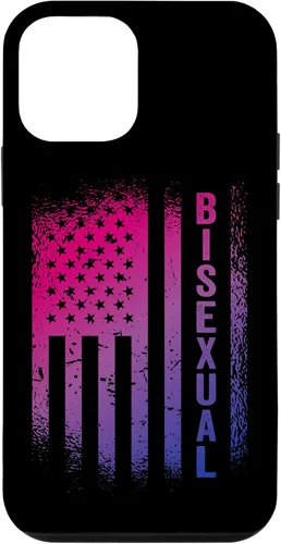Vista 12 de Funda para iPhone 15 Bisexual Bandera Americana Patriótica Bi Pride 4 de julio