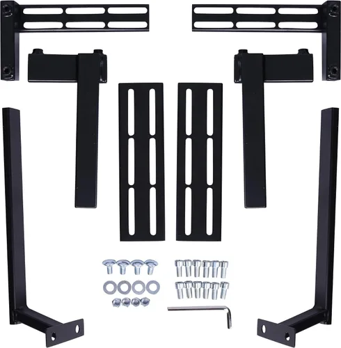 Vista 3 de Fromann Soportes de cabecero – Compatible con todas las camas ajustables Fromann – Acero, negro, montaje en suelo