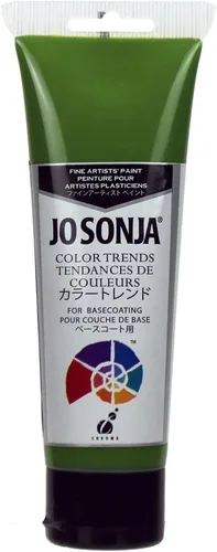 Vista 22 de Jo Sonja Color Trends - Tubo acrílico de flujo mate de 4 onzas - Latón antiguo
