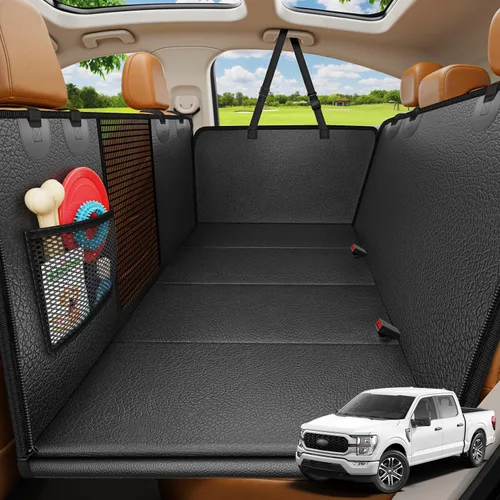 Vista 14 de URPOWER Funda de asiento para perro, hamaca 100% impermeable, 600D, resistente, a prueba de arañazos, antideslizante, duradera, suave