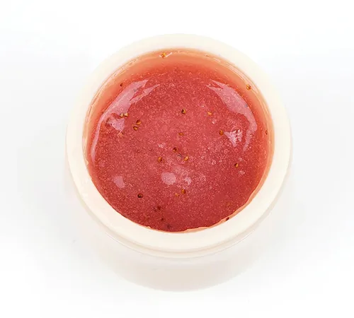 Vista 4 de TONYMOLY Exfoliante de azúcar de hongos y fresa: exfoliante facial y corporal con extractos de fresa y hongos, gránulos de azúcar y vitamina C