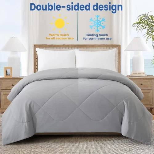 Vista 5 de Dreamhood Manta refrescante Arc-Chill Cool Summer Blanket con Q-Max > 0.45 fibra de enfriamiento perfecta para sudores nocturnos y personas que