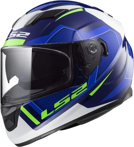 Vista 5 de LS2 Casco integral Stream Street Casco Ninja Red Blue