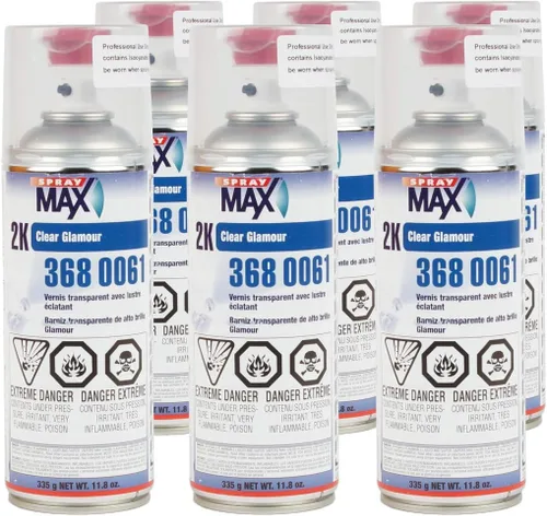 Vista 13 de USC Spraymax 2K Aerosol Transparente Glamour De Alto Brillo