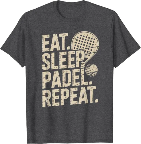 Vista 29 de Camiseta Eat Sleep Padel Repeat Padel Jugador de Tenis