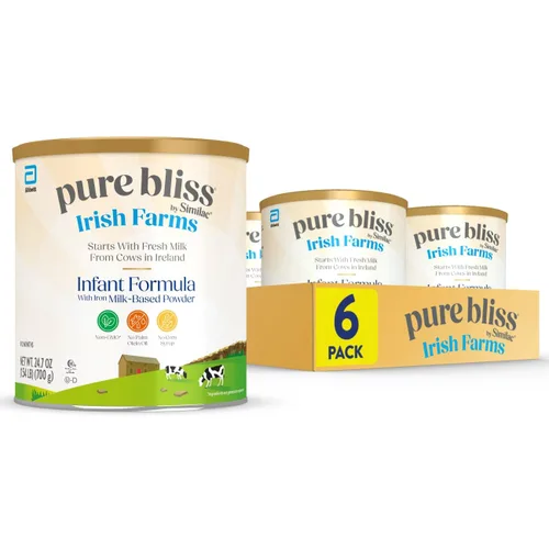 Vista 15 de Pure Bliss Irish Farms, fórmula para bebés fácil de digerir, fórmula infantil, 0-12 meses, lata de 24.7 onzas