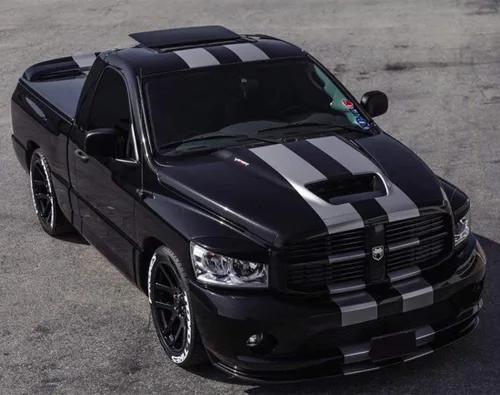 Vista 2 de Kit de calcomanías de rayas completas compatibles con Dodge Ram 2001-2016