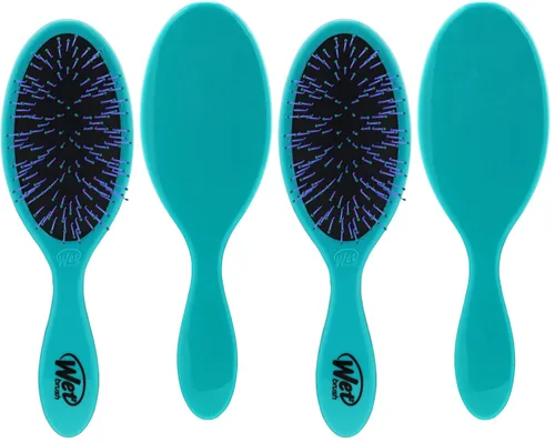Vista 14 de Wet Brush - Cepillo desenredante para cabello grueso, negro, con cerdas ultrasuaves IntelliFlex que se deslizan a través de los nudos con facilidad