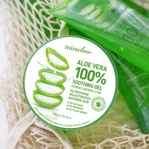 Vista 7 de MIRACLAIR Gel de Aloe Vera para Rostro, Piel, Cabello y Alivio de Quemaduras Solares, Hecho con 100% Gel de Aloe Puro para Todos los Tipos de Piel.