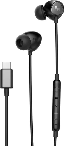 Vista 6 de Thore - Auriculares tipo C, auriculares intrauditivos con cable con micrófono y control de volumen para Samsung Galaxy S25 Ultra/S24/S23/S22/S21