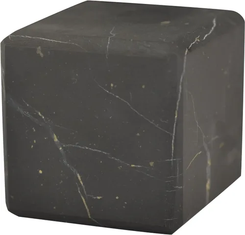 Vista 9 de Shungite World Cubo de shungite auténtico pulido de 1.18 pulgadas / 1.18 pulgadas, cristal curativo natural, cubo negro real, protección