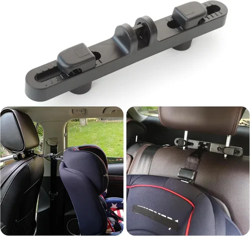 Vista 7 de Soporte Universal para Reposacabezas de Coche, Montaje ISOFIX, Pestillo, Kit de Anclaje para Asiento Infantil, Soporte para Reposacabezas