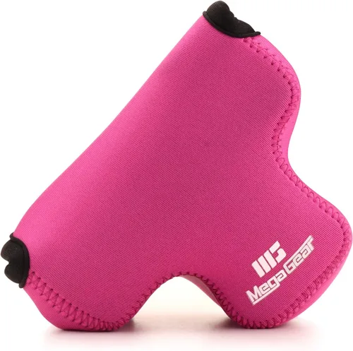 Vista 9 de MegaGear MG1887 - Funda de neopreno ultra ligera para cámara compatible con Fujifilm X-T200 (XC15-1.772 in), color negro
