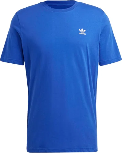 Vista 8 de adidas Originals Camiseta esencial Trefoil para hombre, Azul semi lúcido