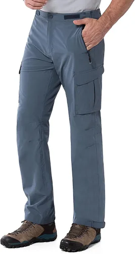 Vista 9 de 33,000ft Pantalones de lluvia para hombre, pantalones de senderismo Negro