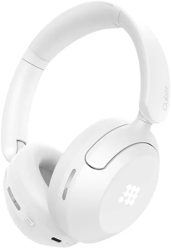 Vista 8 de Cubitt Auriculares Power con ANC híbrido Auriculares Bluetooth 5.4 sobre la oreja con 60 horas de reproducción, 4 micrófonos, pausa automática