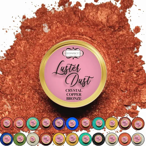 Vista 12 de Confect - Polvo de color brillante - Cobre flameante - 5Gms