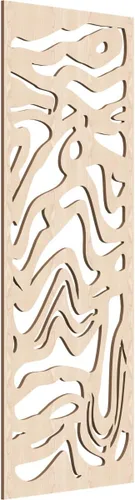 Vista 14 de 9 3/8"W x 24 3/8"H x 1/4"T Northfield Decorativos Paneles de Pared de Madera Calado, Abedul