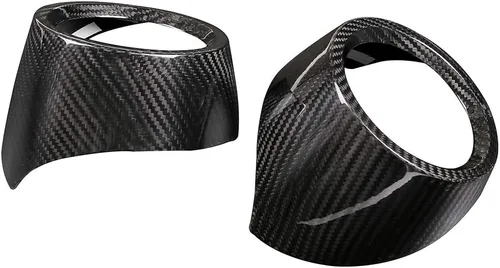Vista 2 de Cubierta de salida de aire acondicionado lateral de fibra de carbono 100% real para Alfa Romeo Stelvio Giulia 2017-2020 (Giulia)